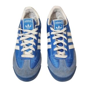 Adidas Dragon Trainers Authentic Original Womens Blue and White